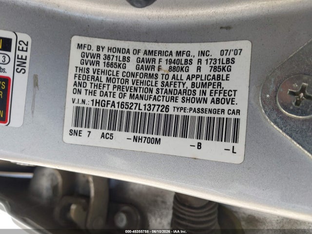 Honda Civic Lx