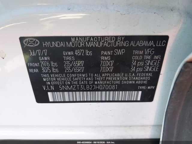 Hyundai SANTA FE 2.4l