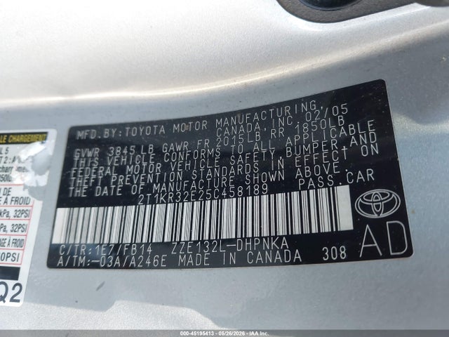 Toyota Matrix Xr