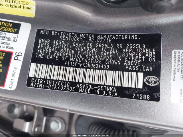 Toyota Camry Le