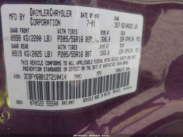 Chrysler PT Cruiser Limited