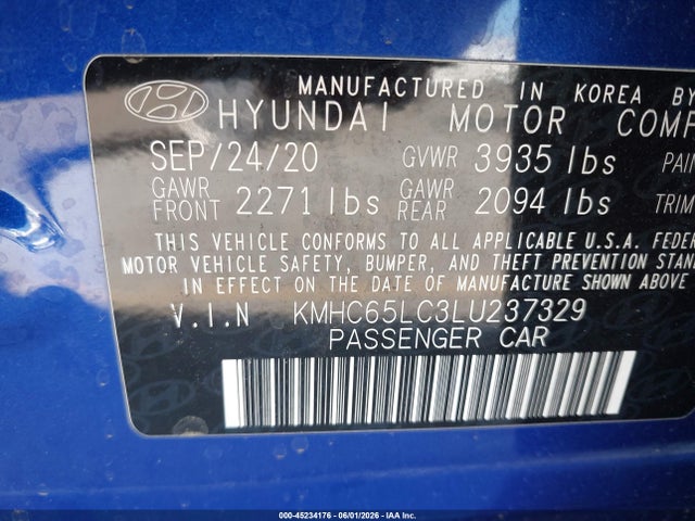 Hyundai Ioniq Blue