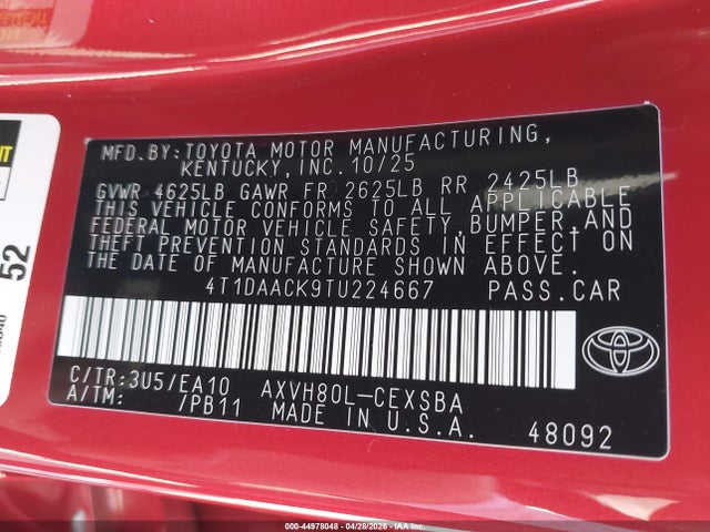 Toyota Camry Se