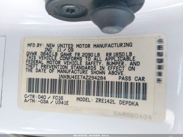 Toyota Corolla Le