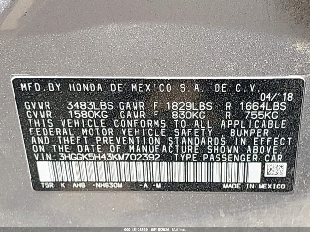 Honda Fit Lx