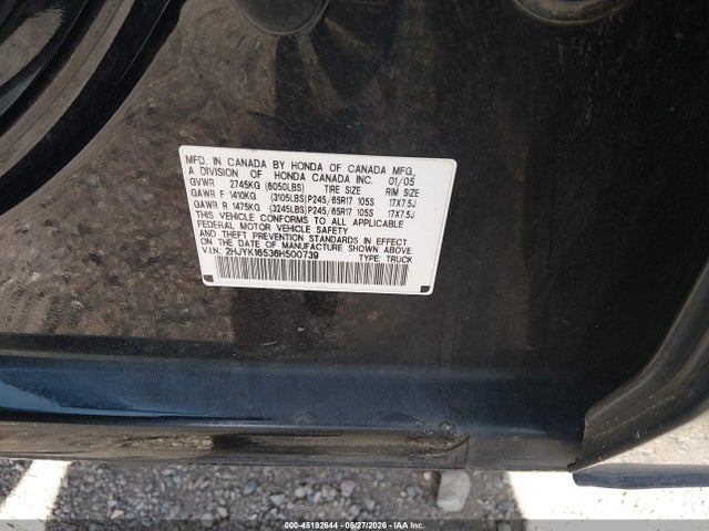 Honda Ridgeline Rtl