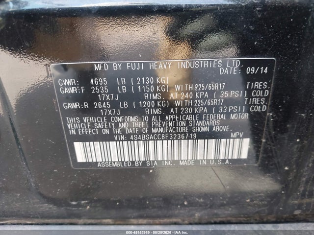 Subaru Outback 2.5i Premium