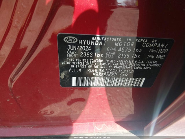 Hyundai SONATA Sel