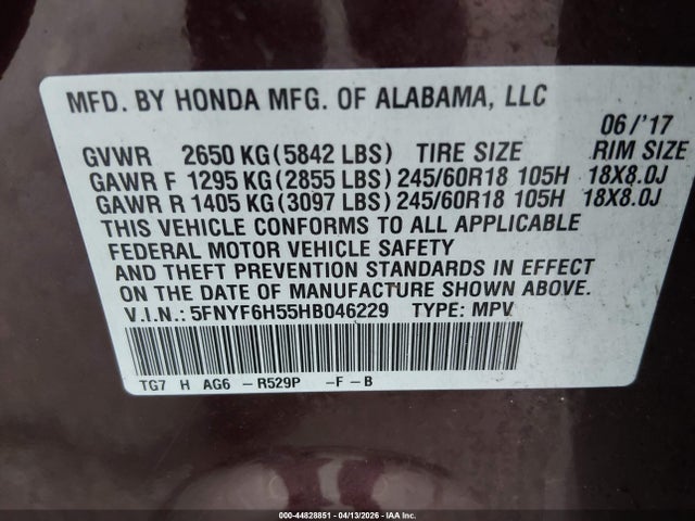 Honda Pilot Ex-l
