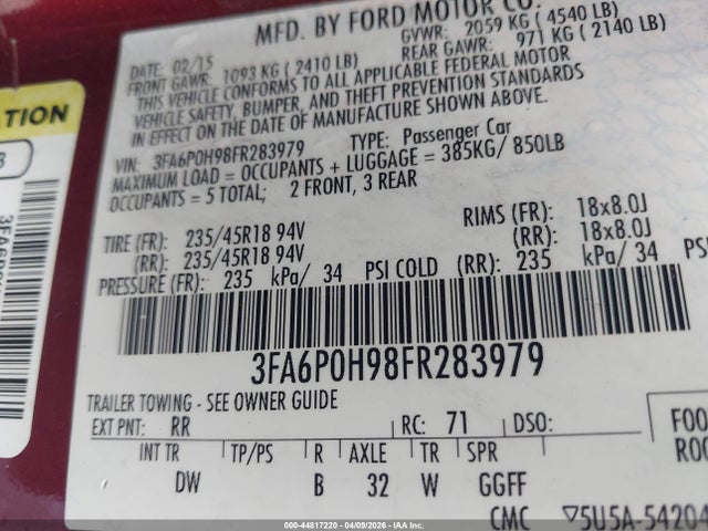 Ford Fusion Se