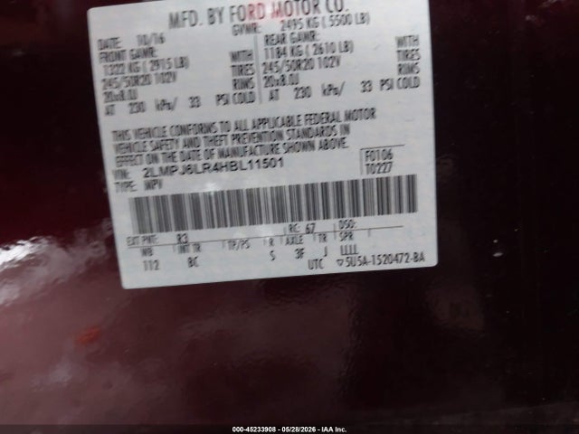 Lincoln MKX Reserve