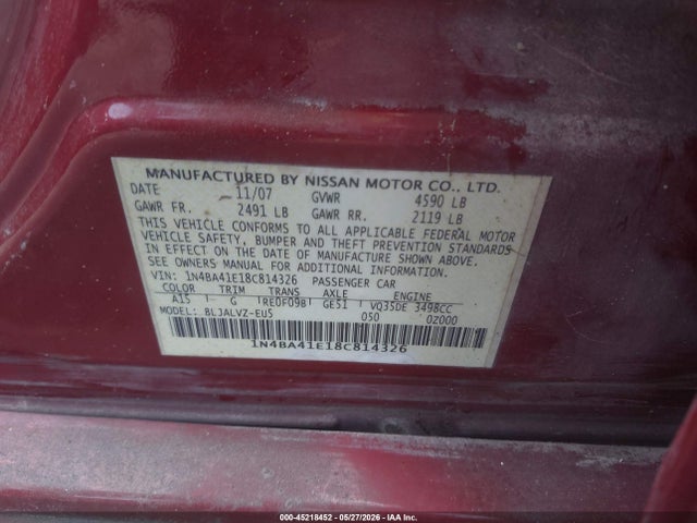 Nissan Maxima 3.5 Se