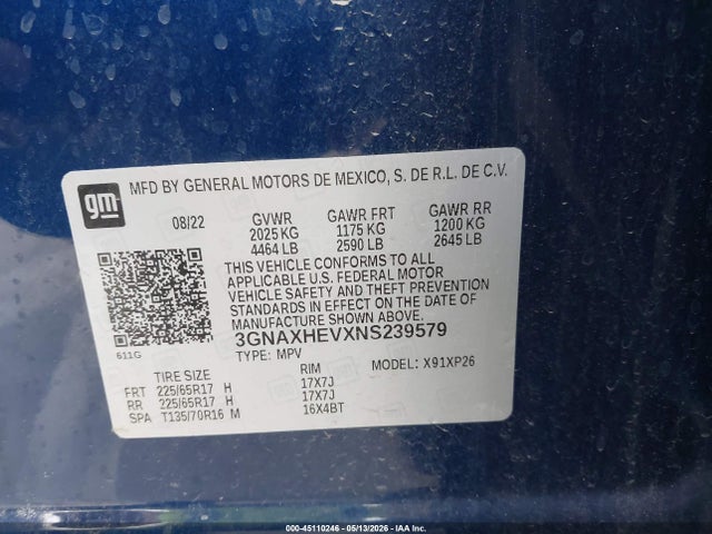 Chevrolet Equinox Fwd Ls