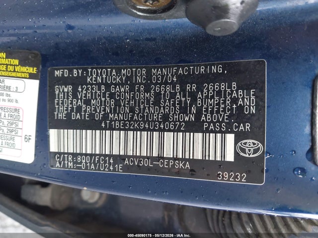 Toyota Camry Se