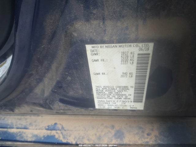 Nissan Altima 2.5 Sr