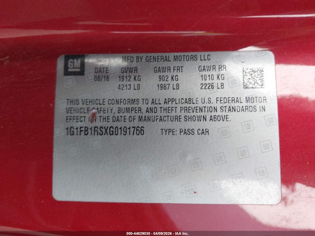 Chevrolet Camaro 1lt