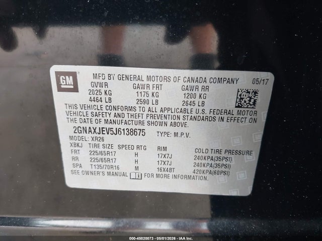 Chevrolet Equinox Lt