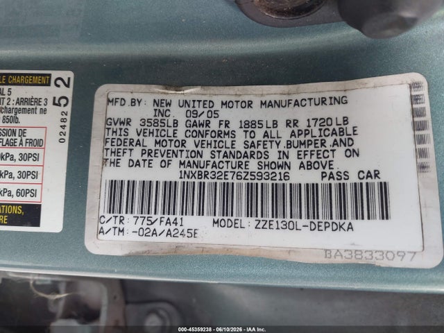 Toyota Corolla Ce