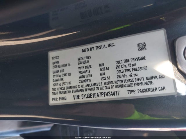 Tesla Model 3 Rear-wheel Drive