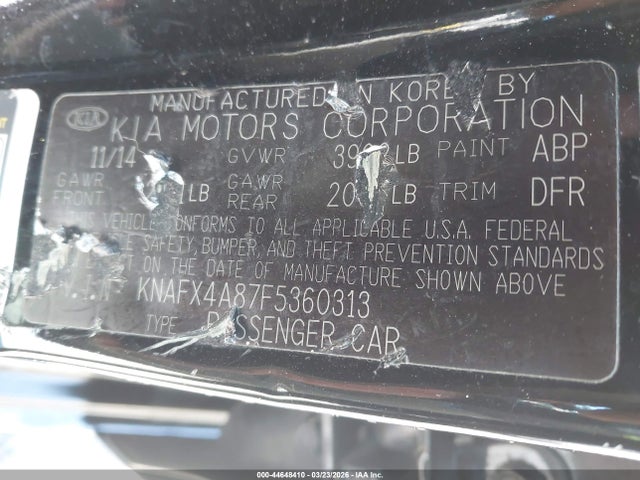 Kia Forte Ex