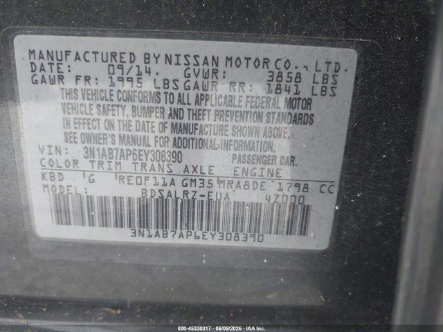 Nissan Sentra Sr