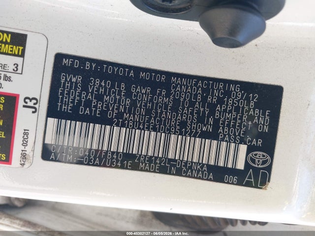 Toyota Corolla Le