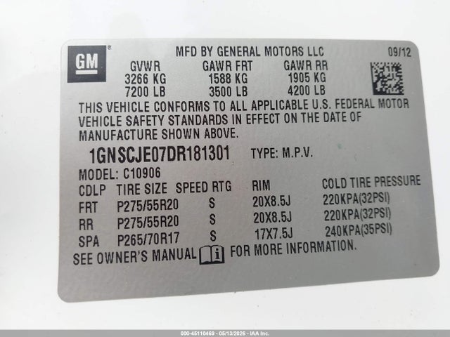 Chevrolet Suburban 1500 Lt