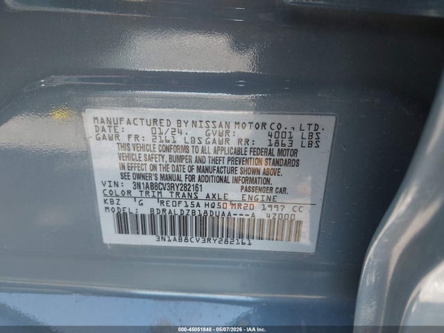 Nissan Sentra Sv Xtronic Cvt