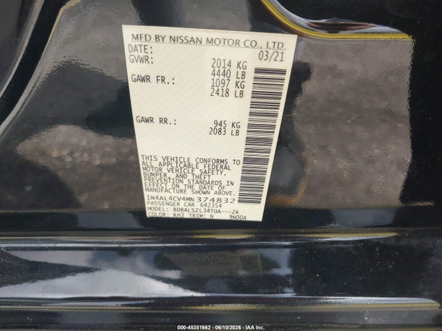 Nissan Altima Sr Vc-turbo Fwd