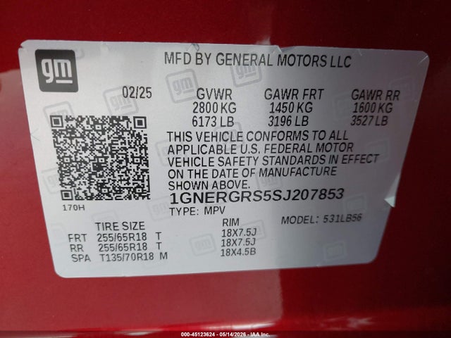Chevrolet Traverse Fwd Lt