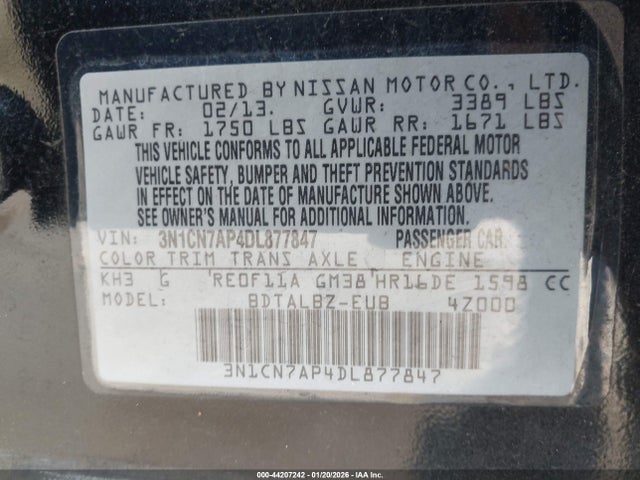 Nissan Versa 1.6 Sv