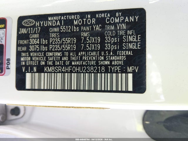Hyundai SANTA FE Se Ultimate