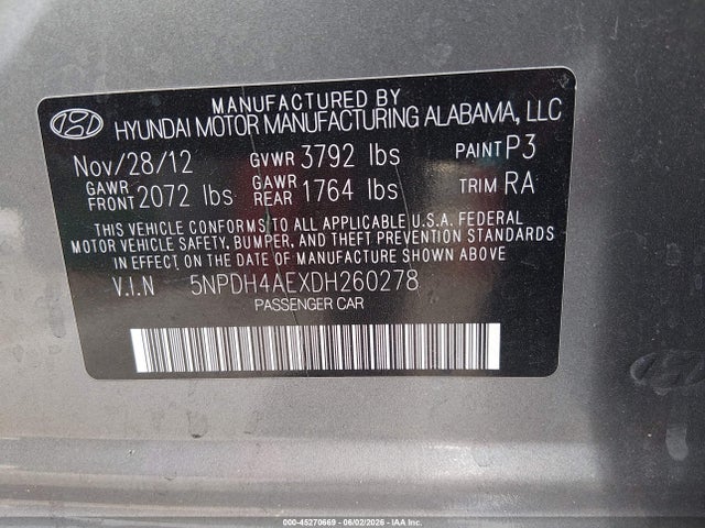Hyundai ELANTRA Gls