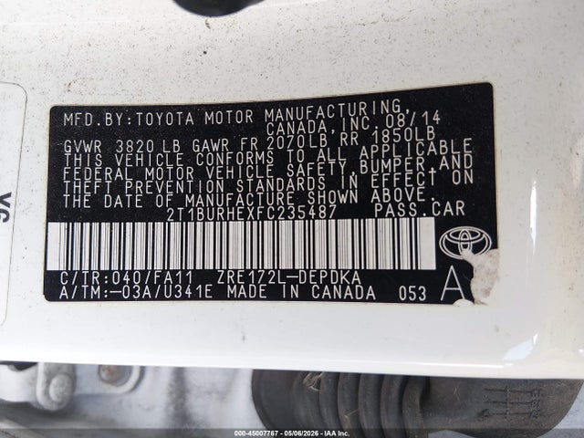 Toyota Corolla L
