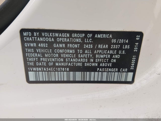 Volkswagen Passat 2.0l Tdi Se