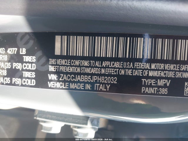 Jeep Renegade Latitude Fwd