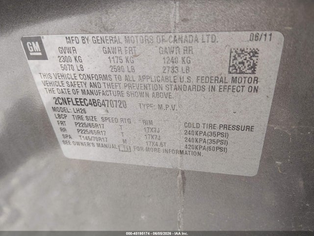 Chevrolet Equinox 1lt