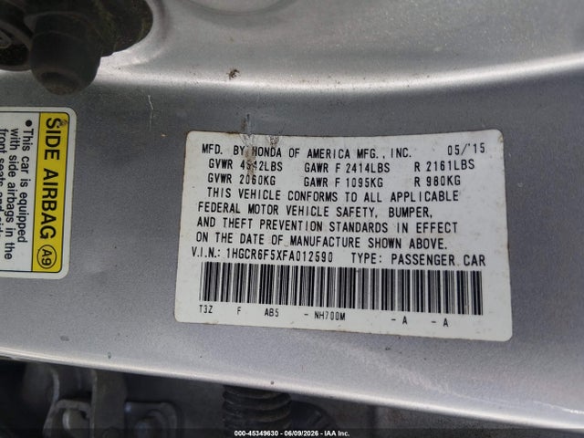 Honda Accord Ex-l
