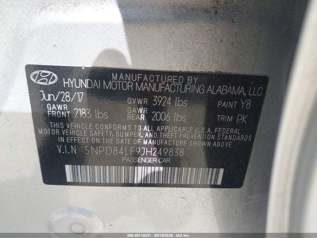 Hyundai ELANTRA Sel