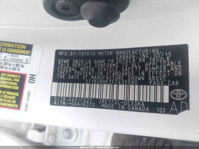 Toyota Corolla S Plus
