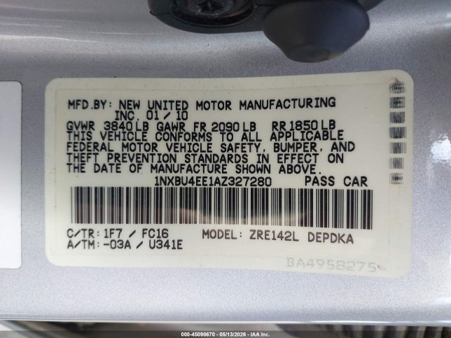 Toyota Corolla Le
