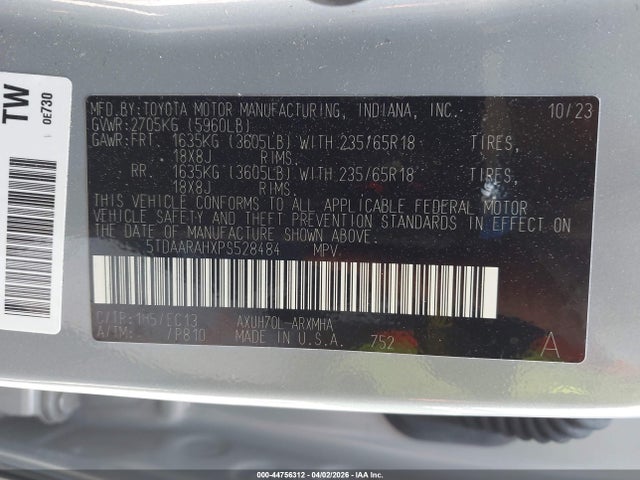 Toyota Highlander Hybrid Xle Bronze