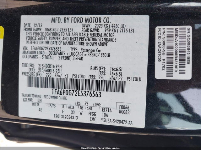 Ford Fusion S