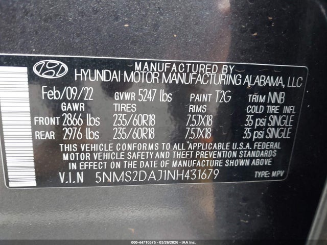 Hyundai SANTA FE Sel
