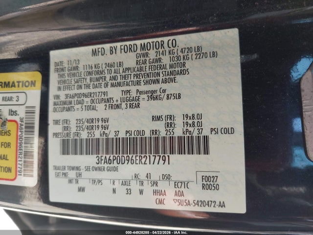 Ford Fusion Titanium