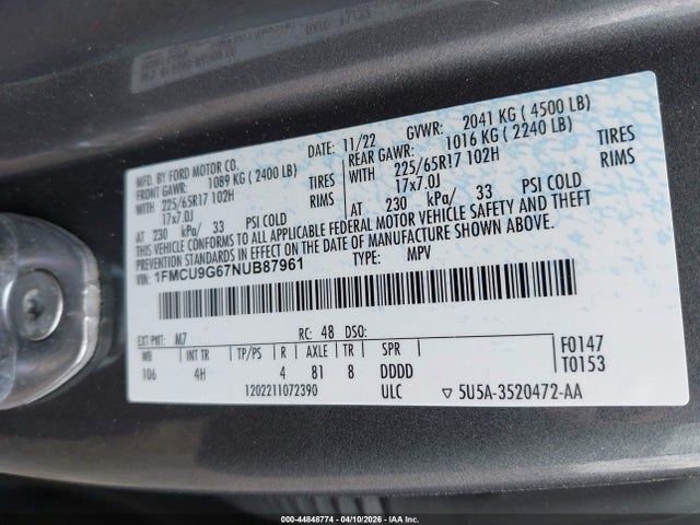 Ford Escape Se