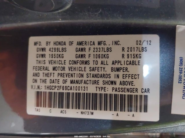 Honda Accord 2.4 Se