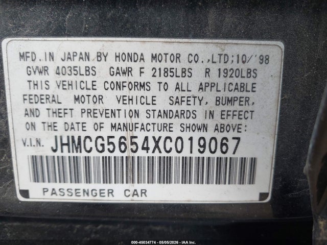 Honda Accord Ex