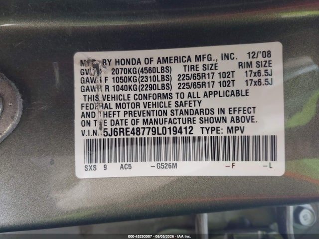 Honda CR-V Ex-l