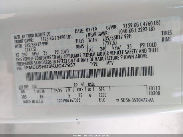 Ford Escape Sel